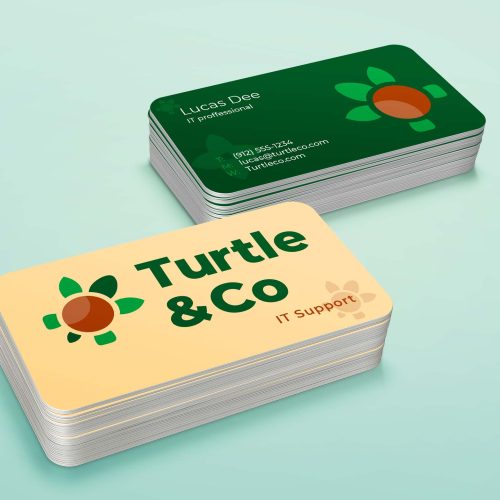 Turtle & Co business cards